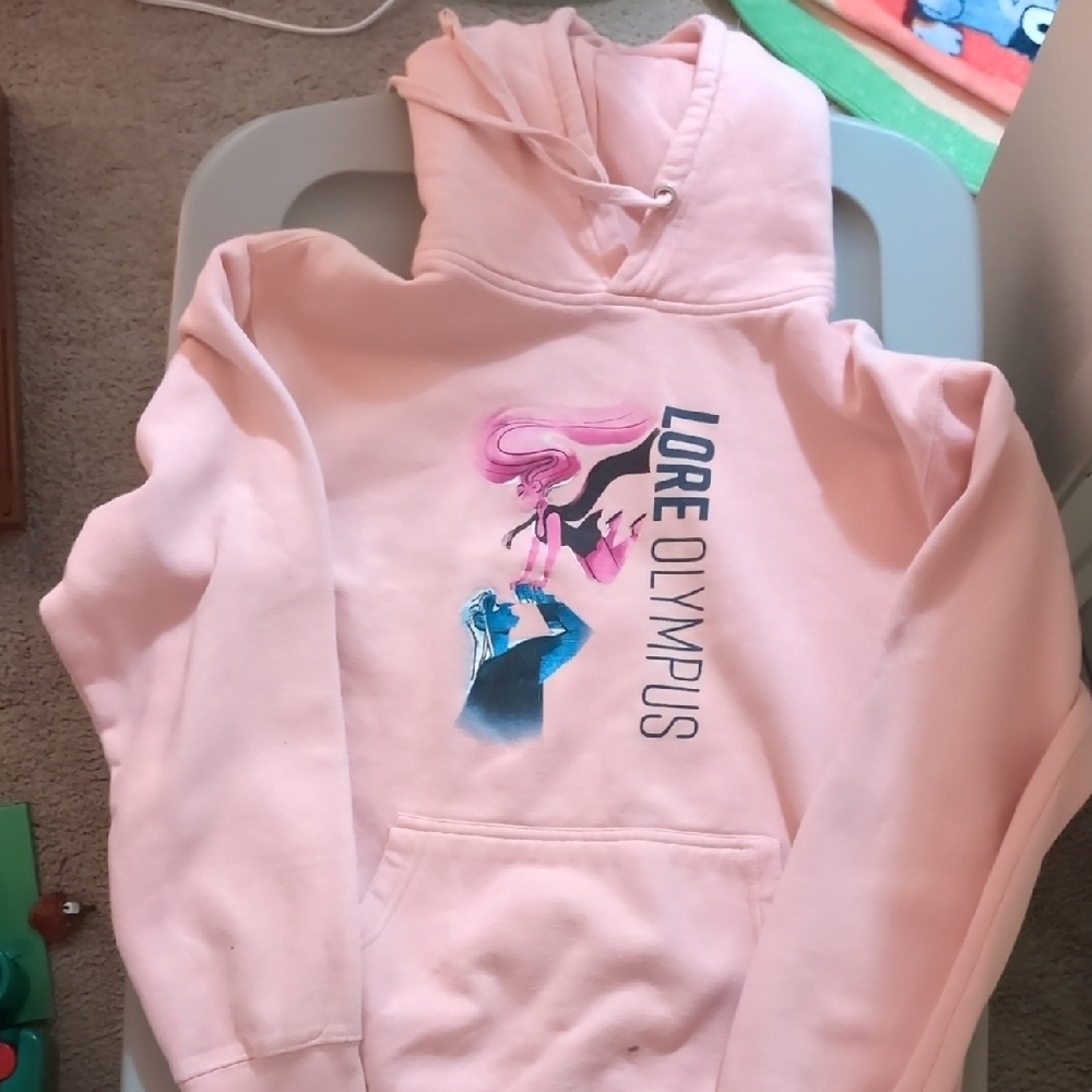 Lore Olympus Pink Hoodie